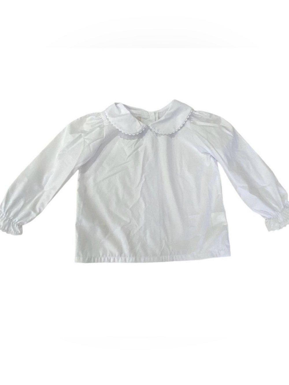 TBBC white woven long sleeve